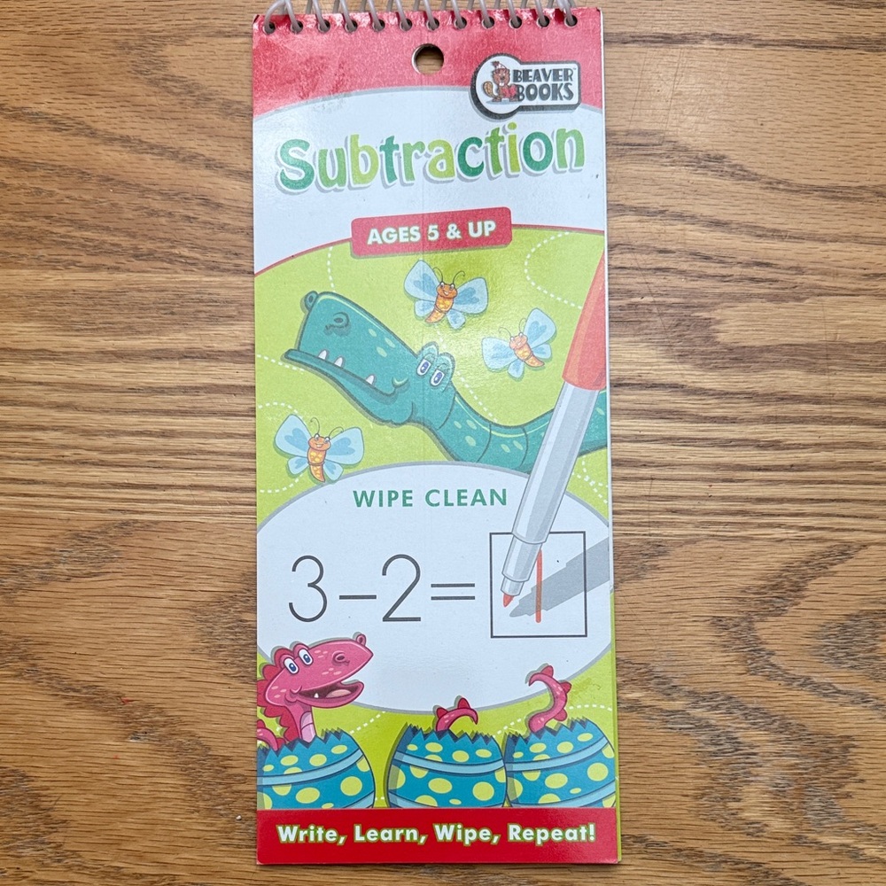 Math Learning Wipe Clean Book Set - Add, Subtract, Multiply & Divide - Picture 5 of 13